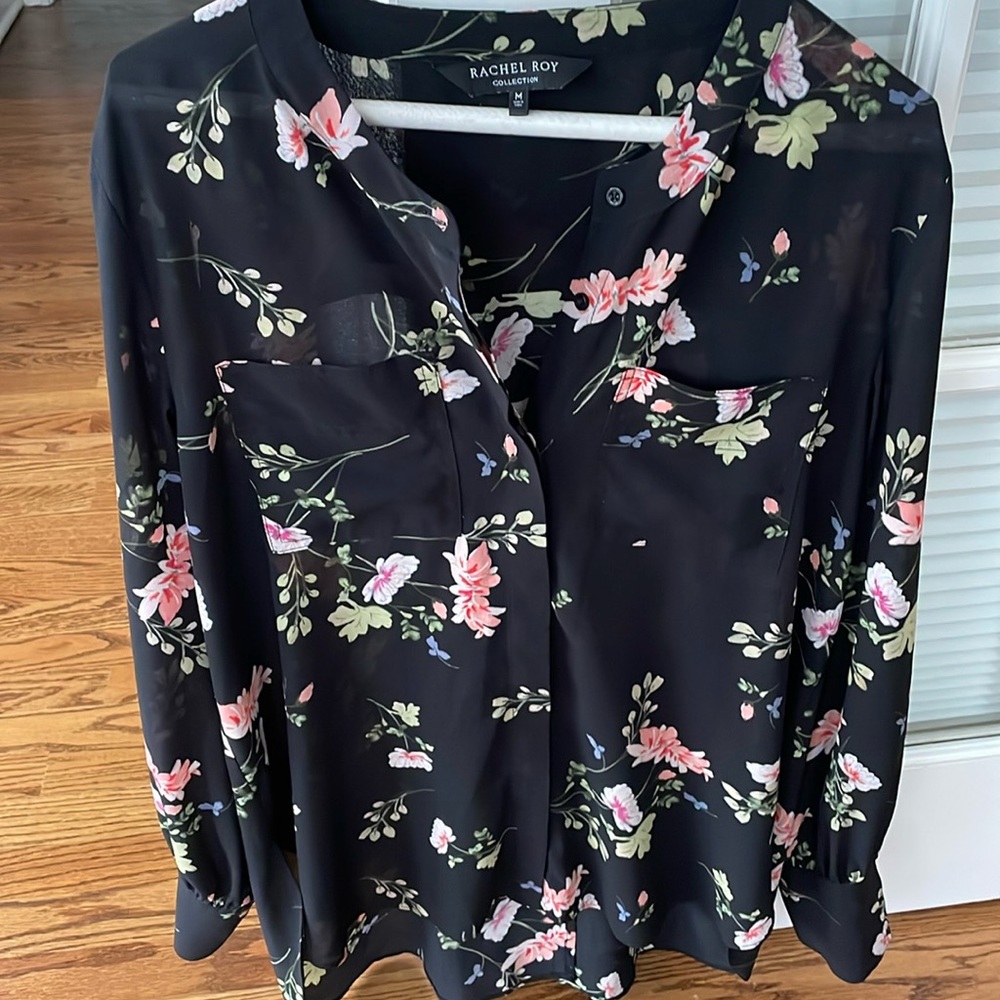 Rachel Roy collection floral blouse